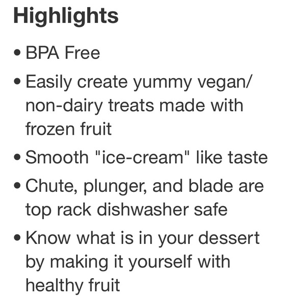 🍌🍌New In Box Classic Yonanas Soft Serve Dessert Maker - Picture 4 of 11